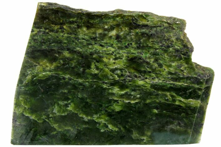 Polished Canadian Jade (Nephrite) Slab - British Colombia #117637